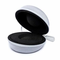 Cheopz Travel Watch Case Single Storage Box for Wristwatches & Smart Watches up to 50mm, Silver