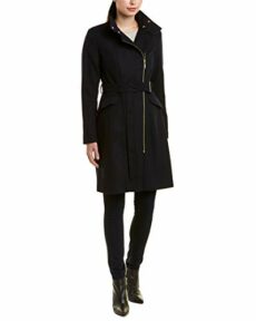 Cole Haan Women's Signature Hooded Wool Duffle Coat