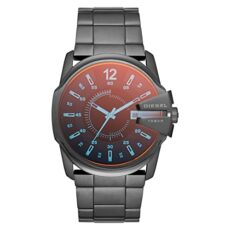 Diesel Master Chief watch for men, Quartz movement with Silicone, Stainless steel or Leather strap