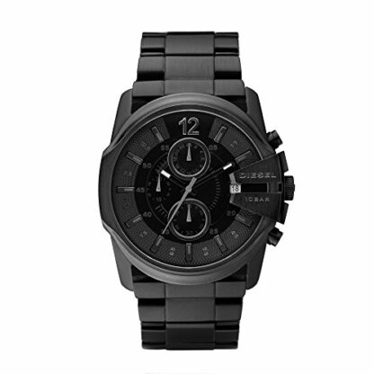 Diesel Watch for Men Master Chief Chrono, Three Hand Movement, Stainless Steel Case with a Stainless Steel Strap - Image 2