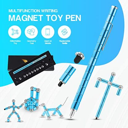 Elegancy Fidget Pen Magnetic Balls | Magnetic Pen Fidget Toys for Kids Gifts For Men | Boys Toys Fidgets Gifts for Teenage Girl Gifts 3 Elegancy Fidget Pen Magnetic Balls | Magnetic Pen Fidget Toys for Kids Gifts For Men | Boys Toys Fidgets Gifts for Teenage Girl Gifts - Image 3