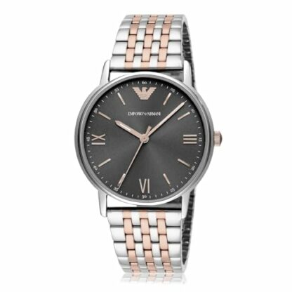 Emporio Armani Watch for Men, Three Hand Movement, 41 mm Silver Stainless Steel Case with a Stainless Steel Strap, AR11121 - Image 4