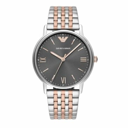 Emporio Armani Watch for Men, Three Hand Movement, 41 mm Silver Stainless Steel Case with a Stainless Steel Strap, AR11121 - Image 2