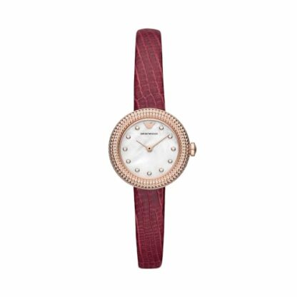 Emporio Armani Women Analog Quartz Watch with Leather Strap AR11417 - Image 2