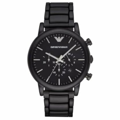 Emporio Armani watch for Men, Chronograph, Stainless Steel Watch, 46mm case size - Image 2