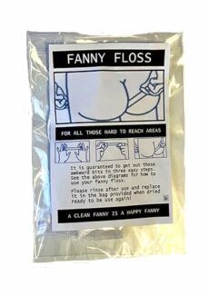 FANNY FLOSS Funny Rude Novelty Gift Ladies Secret Santa Joke Gift For Friend, Wife, Girlfriend 21st 3Oth 40TH 50TH 60TH Birthday, Adult Christmas Stocking Filler Leaving Present Hen Party.