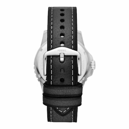 FOSSIL Blue Watch for Men, Quartz Movement with Stainless Steel or Leather Strap 3 FOSSIL Blue Watch for Men, Quartz Movement with Stainless Steel or Leather Strap - Image 3
