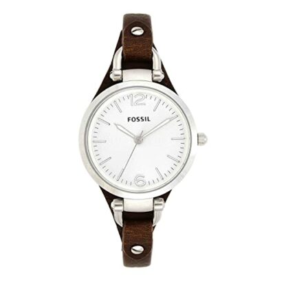 FOSSIL Georgia Watch for Women, Quartz movement with Stainless steel or Leather Strap - Image 2