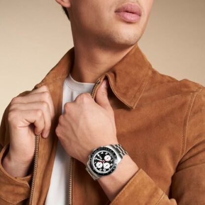 Fossil Sport Tourer Watch for Men, Chronograph Movement with Stainless Steel or Leather Strap - Image 3