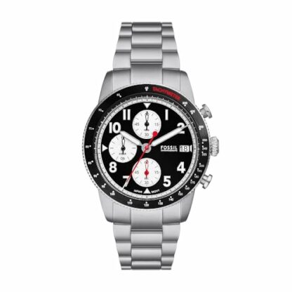 Fossil Sport Tourer Watch for Men, Chronograph Movement with Stainless Steel or Leather Strap - Image 2