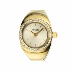 Fossil Watch Ring for Women, Quartz Movement with Stainless Steel Strap