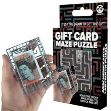 Funtime Gifts 10755 Gift Card Puzzle Maze, Clear