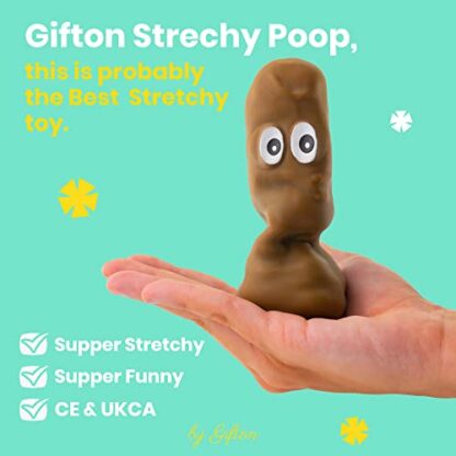 Gifton - Stretchy Poo Stress Relief Ball Fake Poop - Novelty 2020 Design - Gift for Boys Girls Men Women Teen Kids - Funny Birthday Joke Prank Present Christmas Stocking Filler Toys - 1 Supplied 4 Gifton - Stretchy Poo Stress Relief Ball Fake Poop - Novelty 2020 Design - Gift for Boys Girls Men Women Teen Kids - Funny Birthday Joke Prank Present Christmas Stocking Filler Toys - 1 Supplied - Image 4