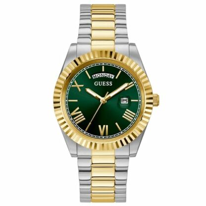 Guess US Men's Two-Tone and Green Analog Watch - Image 2