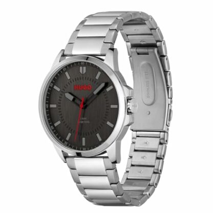HUGO Analogue Quartz Watch for Men with Silver Stainless Steel Bracelet - 1530246 - Image 3
