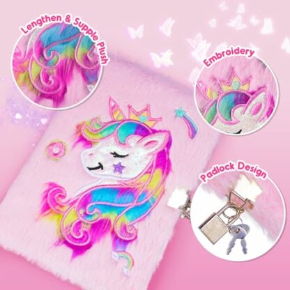 HappyKidsClub Unicorn Gifts for Girls, Birthday Gifts for Girls Toys Age 3-12 Year Old Girls Gifts for 4-12 Year Olds Girls Birthday Presents Toys for 3-14 Year Old Girls Christmas Xmas Gifts for Kids 3 HappyKidsClub Unicorn Gifts for Girls, Birthday Gifts for Girls Toys Age 3-12 Year Old Girls Gifts for 4-12 Year Olds Girls Birthday Presents Toys for 3-14 Year Old Girls Christmas Xmas Gifts for Kids - Image 3