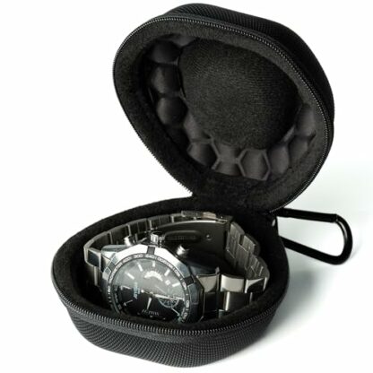 Hard Watch Travel Case, Watch Roll Case Storage and Organizer for Men and Women, with anti-move watch pillow 2 Hard Watch Travel Case, Watch Roll Case Storage and Organizer for Men and Women, with anti-move watch pillow - Image 2