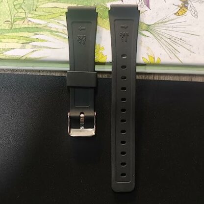 Hijiawee Replacement Band for Casio F-84/F-91W/F-94/F-105/A158/A168, Soft PU Watch Strap for Casio A158 Series - Image 4