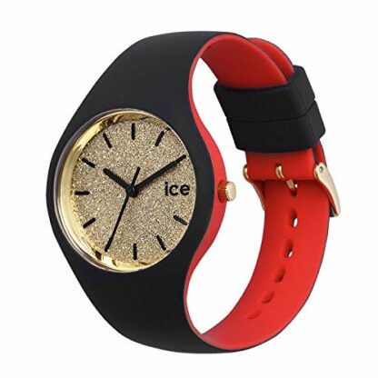 ICE-WATCH - ICE Loulou Gold Glitter - Women's Wristwatch with Silicon Strap - Image 3