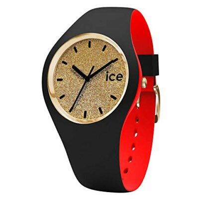 ICE-WATCH - ICE Loulou Gold Glitter - Women's Wristwatch with Silicon Strap - Image 2