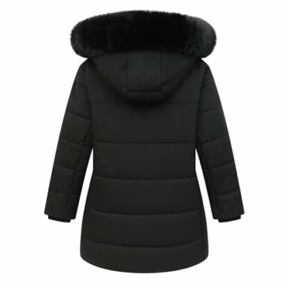 KAIDER Women's Plus Size Winter Coat Waterproof warm Down Coat Detachable Hooded Parka Jacke - Image 3