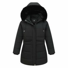 KAIDER Women's Plus Size Winter Coat Waterproof warm Down Coat Detachable Hooded Parka Jacke