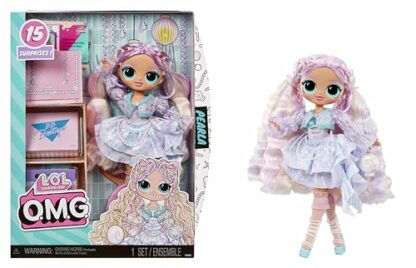 L.O.L. Surprise! OMG Fashion Doll Pearl with 15 Surprises - Doll Including Mermaid Themed Fashions and Accessories – Great for Kids Ages 4+ 2 L.O.L. Surprise! OMG Fashion Doll Pearl with 15 Surprises - Doll Including Mermaid Themed Fashions and Accessories – Great for Kids Ages 4+ - Image 2