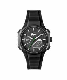 Lacoste Analog-Digital Multifunction Quartz Watch for Men LC33 Collection with Silicone Bracelet