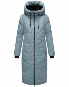 MARIKOO Nadaree XVI Women's Winter Coat Warm Quilted Coat Long with Adjustable Hood and High Collar XS-XXL