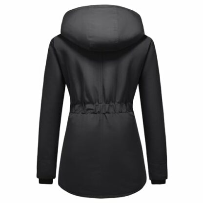 MODFUL Women's Sherpa Lined Parka Jacket Warm Winter Coat Hooded Thick Outerwear 3 MODFUL Women's Sherpa Lined Parka Jacket Warm Winter Coat Hooded Thick Outerwear - Image 3