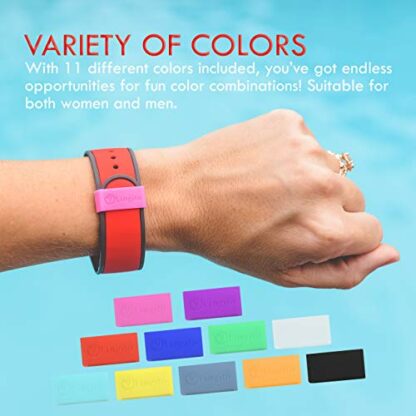 Magic Band Protectors | Multi-Color Smart Watch Security Bands | Made for Fitbit Charge, Charge HR, Garmin Vivofit, Disney Magic Band 2.0 & More - Image 3