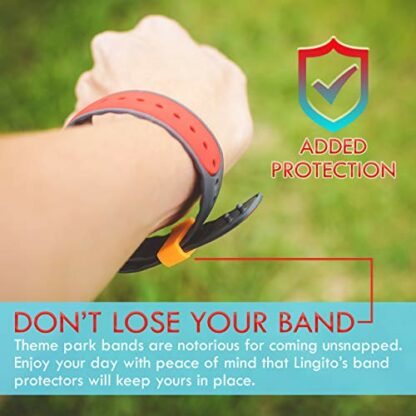 Magic Band Protectors | Multi-Color Smart Watch Security Bands | Made for Fitbit Charge, Charge HR, Garmin Vivofit, Disney Magic Band 2.0 & More - Image 4