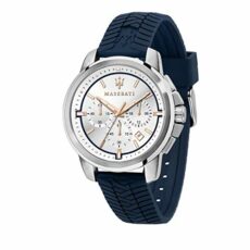 Maserati Men's Stainless Steel, Silicone Watch, Successo Collection, with Silicone Strap - R8871621013