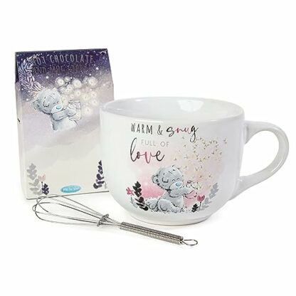 Me to You Tatty Teddy Hot Chocolate and Mini Whisk Gift Set - Official Collection AGZ01184, Silver 3 Me to You Tatty Teddy Hot Chocolate and Mini Whisk Gift Set - Official Collection AGZ01184, Silver - Image 3