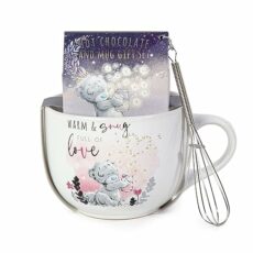 Me to You Tatty Teddy Hot Chocolate and Mini Whisk Gift Set - Official Collection AGZ01184, Silver