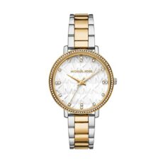 Michael Kors Pyper Uhr für Damen, Quarzwerk mit Edelstahl- oder Lederarmband