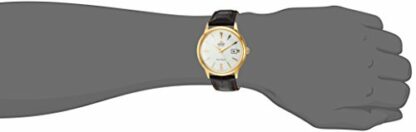 Orient '2nd Gen Bambino Version I' Japanese Automatic Stainless Steel and Leather Dress Watch - Image 3
