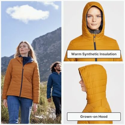 Peter Storm Women’s Blisco II Jacket with Hood & 2 Pockets, Insulated, Water-resistant & Lightweight Puffer Coat for Cold Weather & Winter, Walking, Hiking & Outdoor Recreation - Image 4