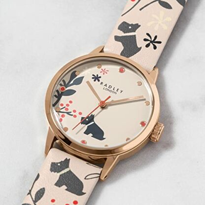 RADLEY Floral Ladies Leather Strap Epping Forest Watch RY2930A - Image 3