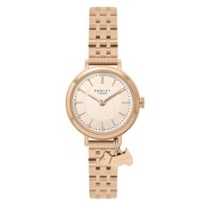 RADLEY Ladies Selby Street Rose Gold Stainless Steel Link Bracelet Analogue Watch RY4622