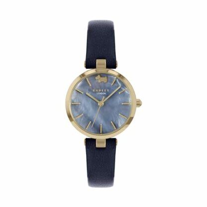 RADLEY West View Ladies Navy Leather Strap T-Bar Small Dial Watch RY2972 - Image 2