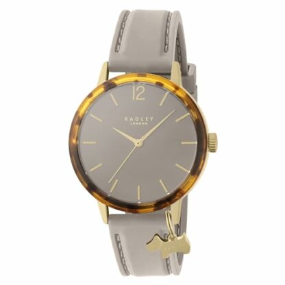 RADLEY Women's Tortoiseshell Gold Plated Cloud Burst Silicone Strap Quartz Analogue Watch RY21714 - Image 2