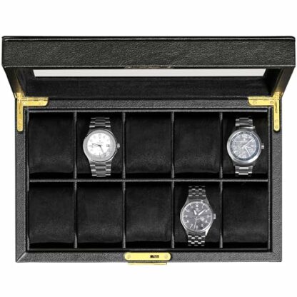 ROTHWELL 10 Slot Leather Watch Box Parent - Image 2