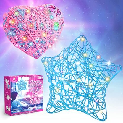SAITCPRY 3D String Art, 8 9 10 11 Year Old Girl Gifts for 8-14 Year Olds Age 8-10 Craft Kits for Age 8 9 10 Kids Xmas /Christmas Gifts Stocking Fillers DIY Lantern 2 SAITCPRY 3D String Art, 8 9 10 11 Year Old Girl Gifts for 8-14 Year Olds Age 8-10 Craft Kits for Age 8 9 10 Kids Xmas /Christmas Gifts Stocking Fillers DIY Lantern - Image 2