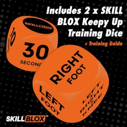 SKILL BLOX Football Keepy Up Training Dice (2 pcs) - Football Gifts for Boys - Soccer Football Skills. Football Gifts. Football Gifts for Girls. Gifts for Teenage Boys or Girls. Birthday Gifts 4 SKILL BLOX Football Keepy Up Training Dice (2 pcs) - Football Gifts for Boys - Soccer Football Skills. Football Gifts. Football Gifts for Girls. Gifts for Teenage Boys or Girls. Birthday Gifts - Image 4