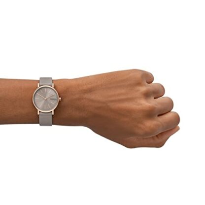Skagen Signatur Watch for Women, Quartz Movement with Stainless Steel or Leather Strap - Image 3