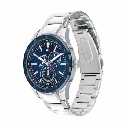 Tommy Hilfiger Analogue Multifunction Quartz Watch for Men with Silver Stainless Steel Bracelet - 1791640 - Image 3