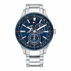 Tommy Hilfiger Analogue Multifunction Quartz Watch for Men with Silver Stainless Steel Bracelet - 1791640