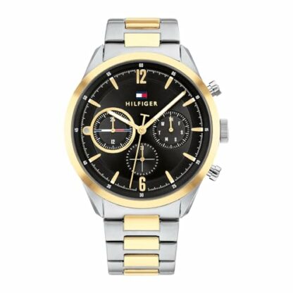 Tommy Hilfiger Analogue Multifunction Quartz Watch for Men with Two-Tone Stainless Steel Bracelet - 1791944 - Image 2