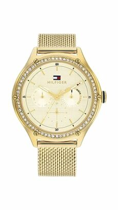 Tommy Hilfiger Analogue Multifunction Quartz Watch for Women with Stainless Steel Bracelet